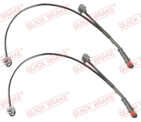 Warning Contact, brake pad wear